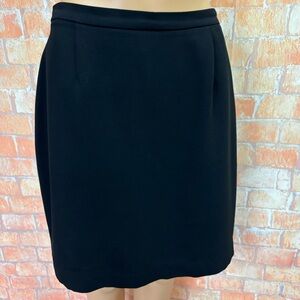 André Barreau Vintage Black Pencil Skirt‎